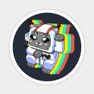 Space Lucky Cat Magnet